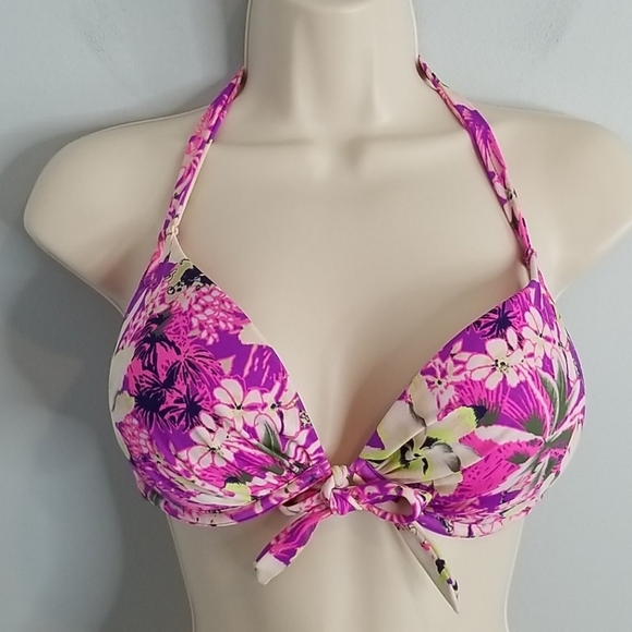 Victoria's Secret Padded Push Up Swimsuit Top 36C - Picture 1 of 10